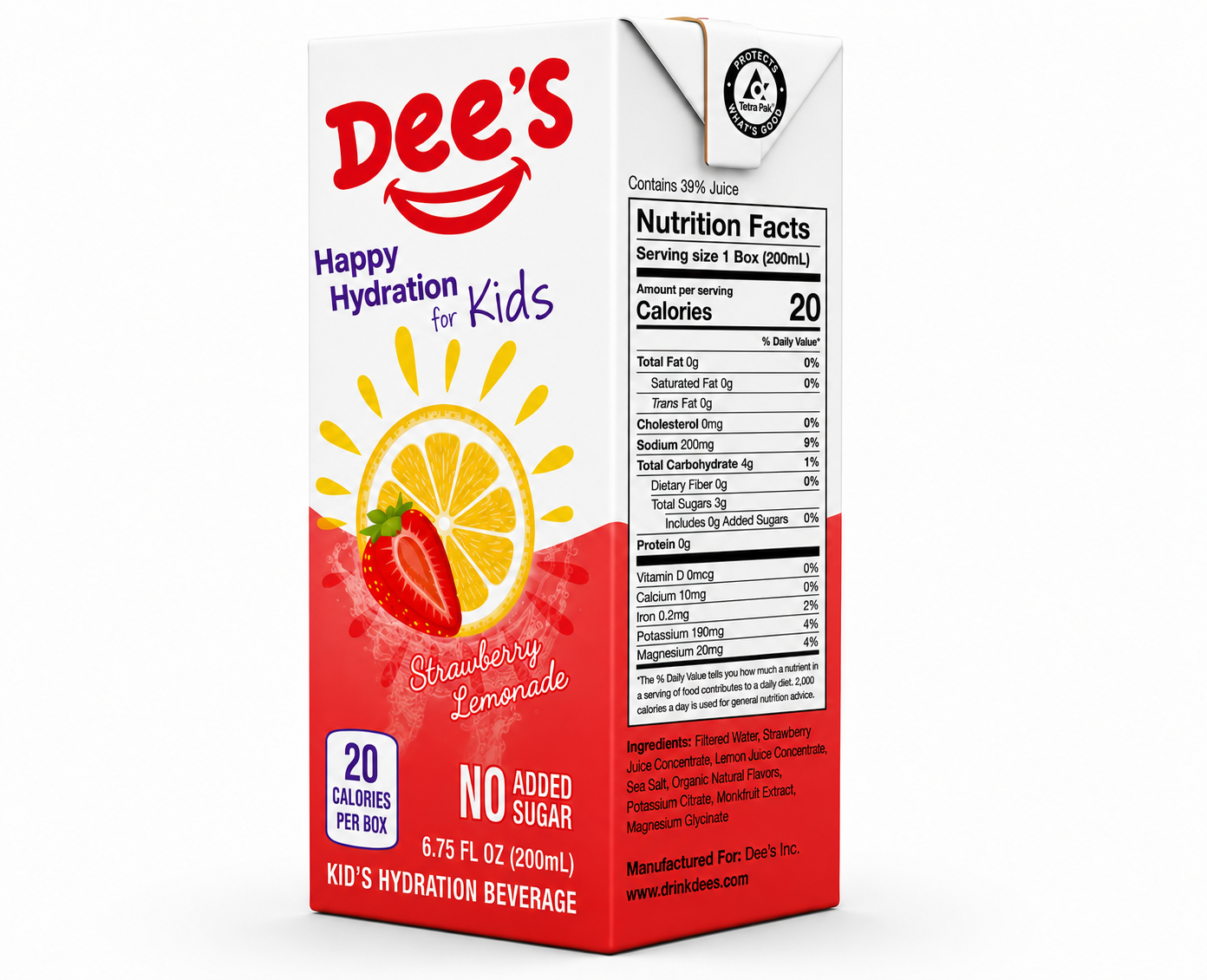 Happy Hydration Strawberry Lemonade