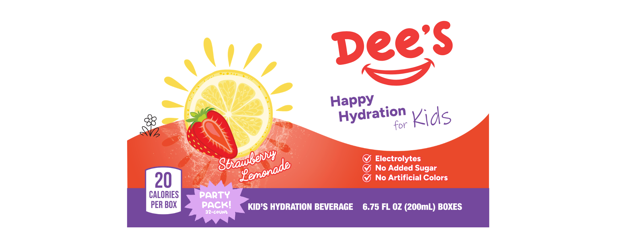 Happy Hydration Strawberry Lemonade